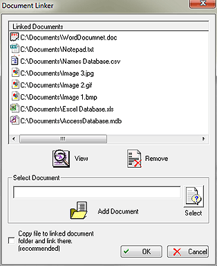 Address Software Document Linker